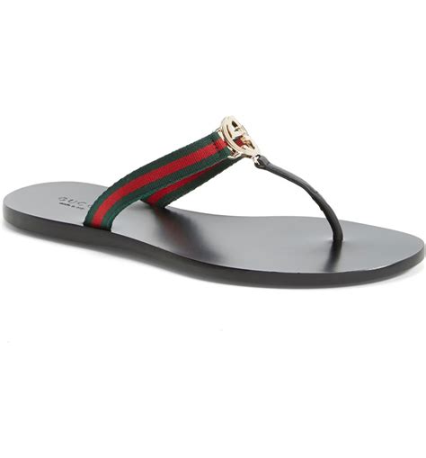 gucci flip flops cheap women's|gucci blondie flip flop women.